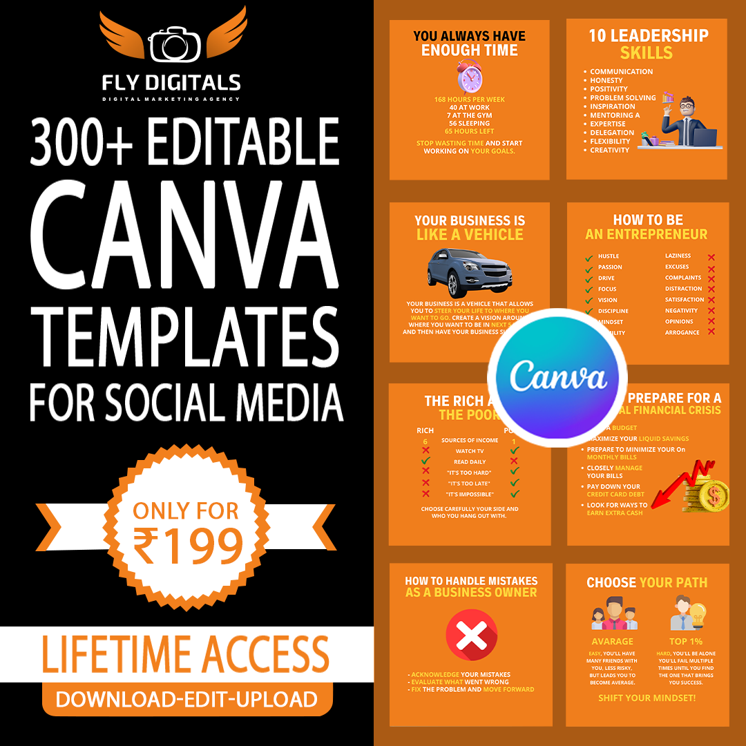 300+ Editable Canva Templates For Social Media